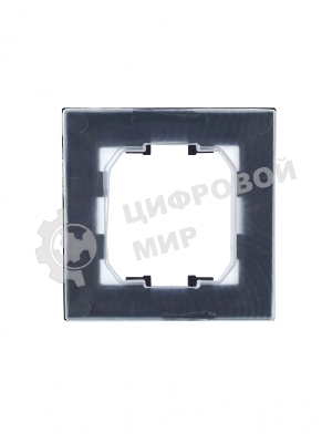 Рамка 1-местная IEK BRITE РУ-1-БрМ-44 IP44 маренго