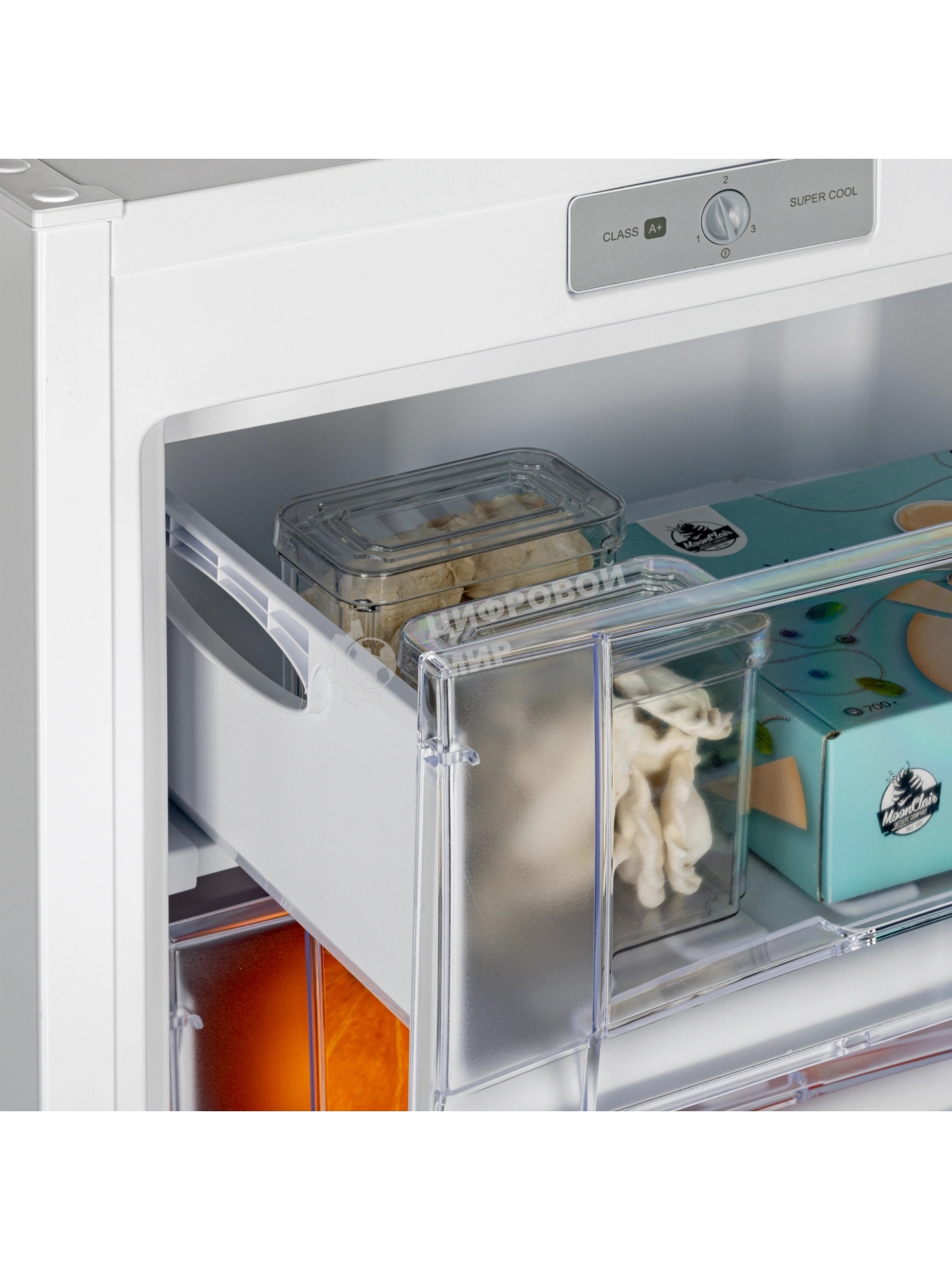 Морозильная камера NordFrost DF 263 WAP белый, 150л, 5 ящиков