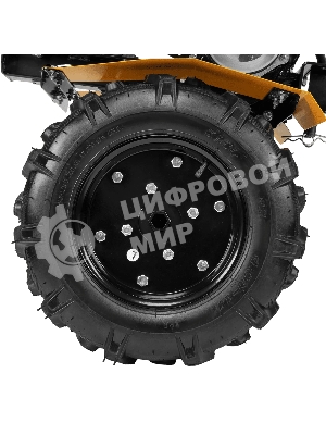 Мотоблок Denzel DPT-270S, 7 л.с., ремен.сцеп, фрез 3х4, ШОМ, передачи 2В/1Н