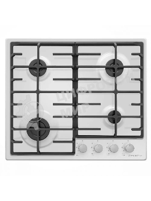Газовая варочная панель Maunfeld EGHE.64.6CW/G, 4 конфорки, эмалированная сталь, белый