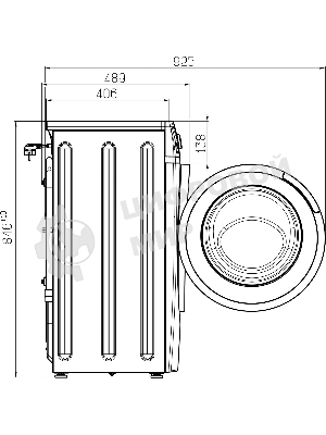 Стиральная машина Atlant СМА 60У1214-01 белый, загрузка фронтальная 6 кг, 1200 об/мин., класс: А+++