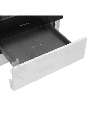 Плита электрическая Maunfeld MEC55CW07 белый, конфорок 4 шт, духовка 60 л, 50 см x 85 см x 60 см