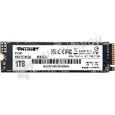 Накопитель SSD Patriot P320, 1Tb, PCIe 3.0 x4, M.2 2280, NVMe, R/W 3000/2200