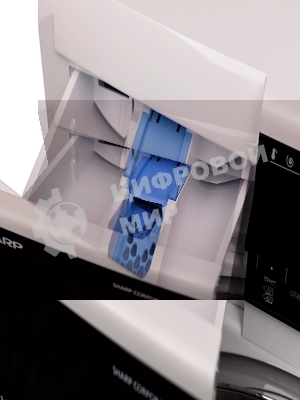 Стиральная машина Sharp ES814RW белый, загрузка фронтальная 8 кг, 1400 об/мин, класс: A+++