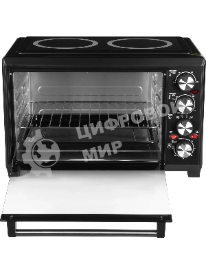 Мини-печь Hyundai MIO-HY086 38 л, 1600 Вт, черный