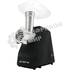 Мясорубка электрическая Polaris PMG 2078 RUS черный, 2000 Вт, 2.5 кг/мин, реверс, защита от перегрузки, насадки - 4