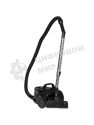 Пылесос Hyundai HYV-C5455 черный, 380/2200 Вт, уборка сухая, пылесборник контейнер 2.5 л