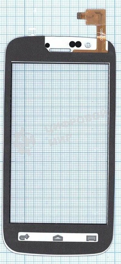 Сенсорное стекло (тачскрин) для Explay A400, белое