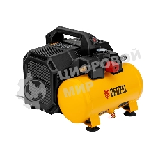 Компрессор Denzel DLS750/6 безмасляный малошумный 750 Вт, 140 л/мин,ресивер 6 л