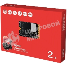 Накопитель SSD ADATA XPG GAMMIX S55, 2000 Gb, PCIe 4.0 x4, M.2 2230, NVMe, R/W 5000/3200, без радиатора