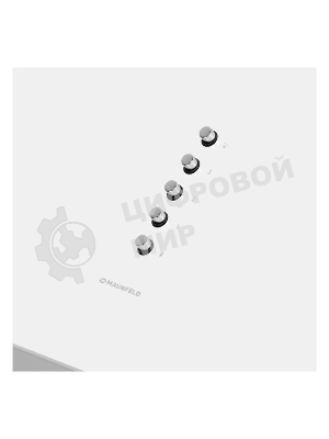 Вытяжка пристенная островная Maunfeld Bath 401 белый, 40 см, 1150 куб. м/ч, 52 дБ