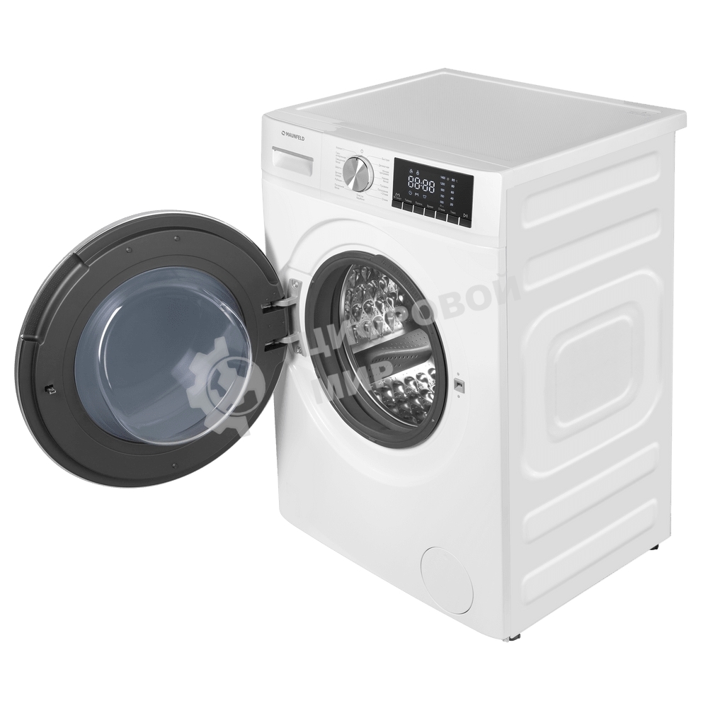 Стиральная машина Maunfeld MFWM127IWH02 белая, загрузка фронтальная 7кг, 1200 об/мин., класс: A+++
