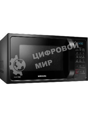 Микроволновая печь Samsung MC28H5013AK/BW черный, 28 л, 900 Вт, переключатели - мембранные кнопки
