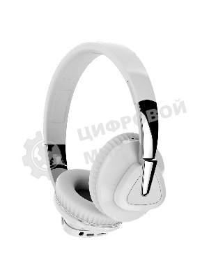 Беспроводные/проводные наушники More Choice HW33 белый, накладные, Bluetooth + проводной, до 10 ч