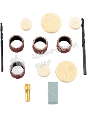 Прямошлифовальная машина (гравер) RD-MG150. 150Вт; 10000-32000 об/мин; диаметр цанг 2,3/3,2 мм; набор 100 насадок; вес- 0,8кг