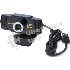 Веб-камера ExeGate BusinessPro C922 2K 2560x1440, 30 кадр/с, USB Type-A, микрофон (шумоподавление), универсальное крепление