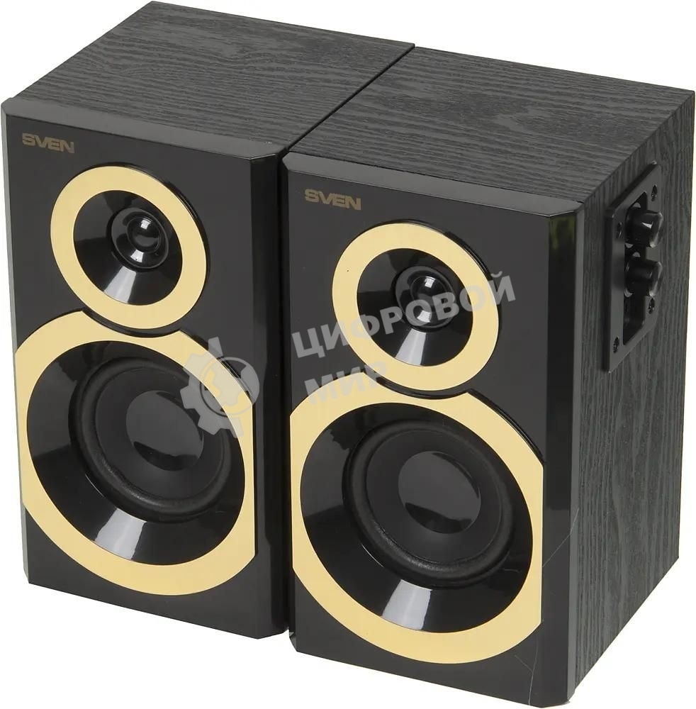 Акустическая система SVEN SPS-619 GOLD акустическая система 2.0, мощность 2х10 Вт(RMS)