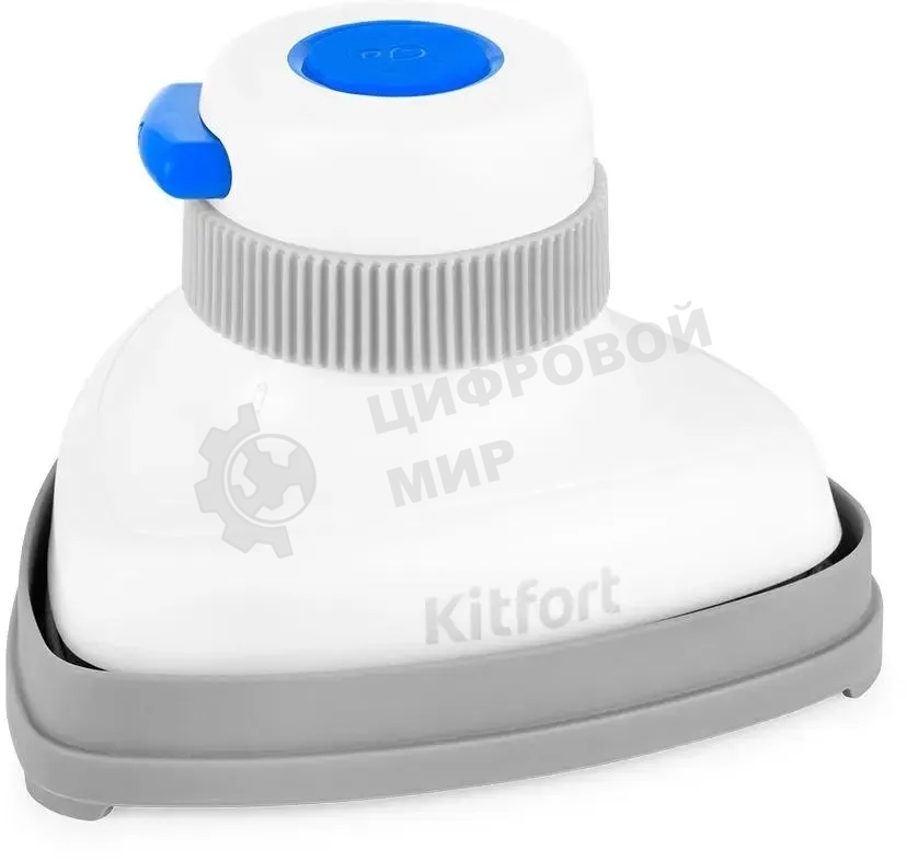Отпариватель Kitfort КТ-9131-3 белый/синий, 800 Вт, 12 г/мин, 50 мл