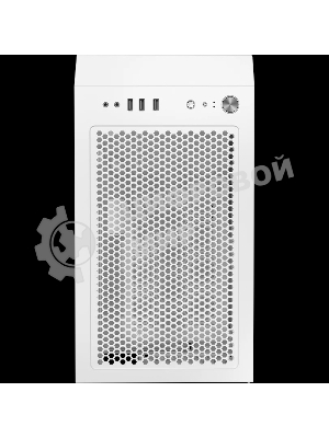 Компьютерный корпус без блока питания PCCooler LM300 ARGb WH, Tempered Glass Mid Tower, белый, ABS, TG, SPCC, 1x120мм ARGb mATX, ITX 170/330/mm 2x2.5