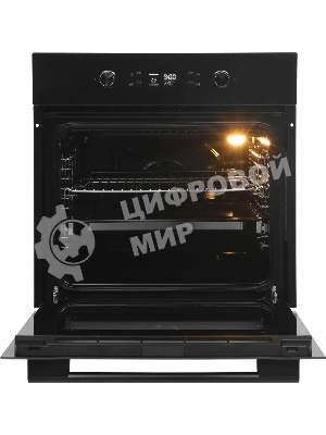 Духовой шкаф Электрический Hyundai HEO 6650 BG черный