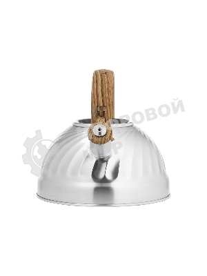 Чайник для плиты LARA LR00-69 (зеркальный) 2.7 л индукционное капсулированное дно, свисток с кноп. Механизмом