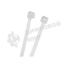 Нейлоновые стяжки Fortisflex КСС 4х250 белый 100 штук