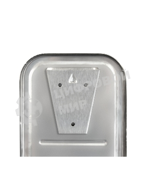 Дозатор для жидкого мыла из нерж. стали, матовый Puff-8615m, хром матовый, 1000 мл