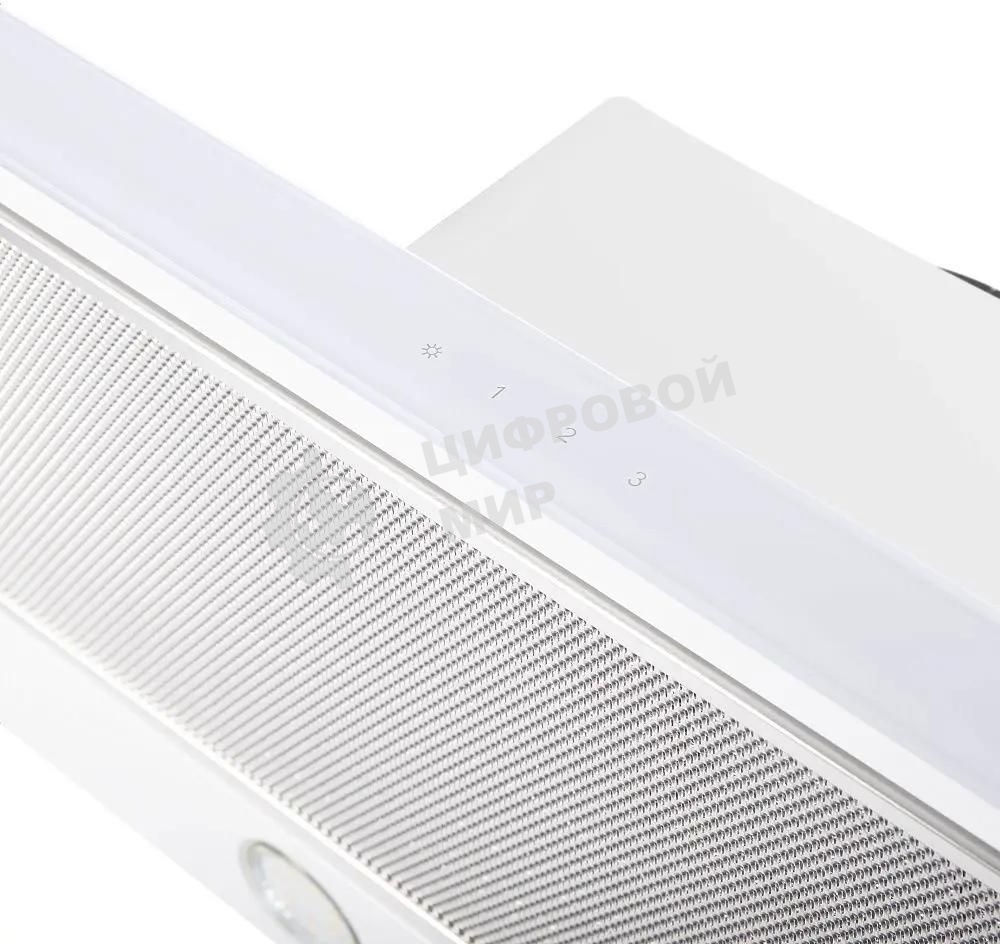 Вытяжка встраиваемая Maunfeld Ouse Touch Glass 60 белый, 60 см, 750 куб. м/ч, 48 дБ