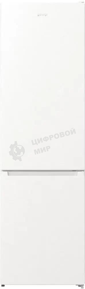 Холодильник Gorenje NRK6201PW4 белый двухкамерный 235/96л морозилка снизу