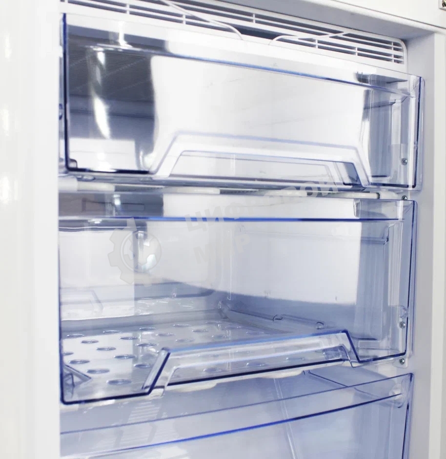 Холодильник DON R-290 BI белая искра двухкамерный 209/101л морозилка снизу