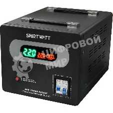 Напольный стабилизатор напряжения SMARTWATT AVR TOWER 3000RF (140W - 260W, 3000VA, 3 кВт, 50-60 Гц, LED-дисплей, релейны