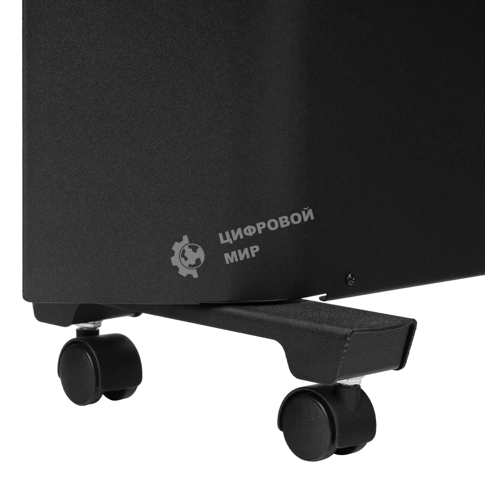 Конвектор электрический Denzel XCE-1000B черный, 1000 Вт, 15 м2, термостат