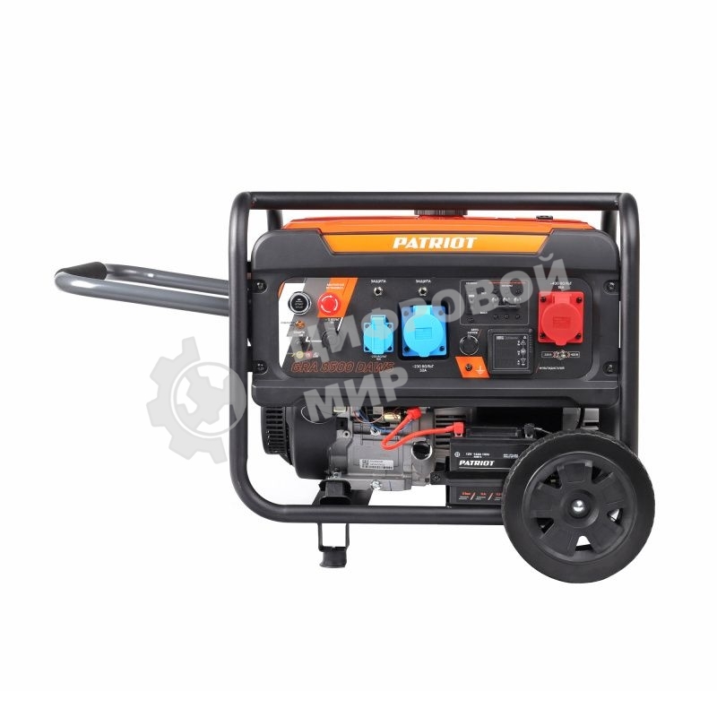 Электрогенератор бензиновый Patriot GRA 8500DAWS, 8.5 кВт, 75 дБ, 103 кг