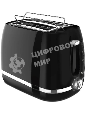 Тостер BQ T1711, 900 Вт, черный