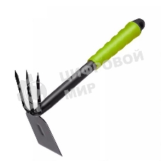 Мотыжка садовая ручная двухсторонняя Deli DL580814 длина 30 см, защита от ржавчины и коррозии, противоскользящая рукоять