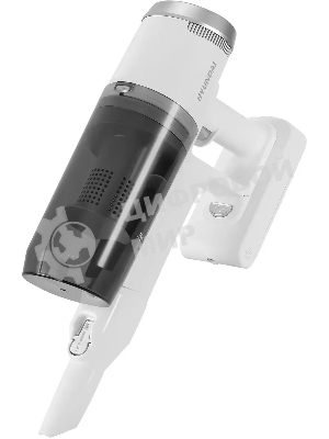 Пылесос вертикальный Hyundai HYV-S5550 белый/серебристый, питание от аккумулятора, 100 Вт, уборка сухая, пылесборник 0.5 л