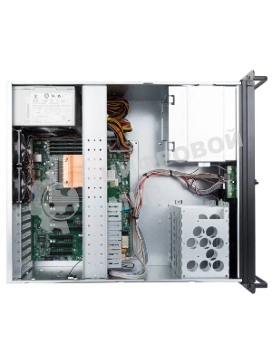 Компьютерный корпус InWin IW-R400-01N/USB3.0*2/Rear fan 8025мм 4200RPM*2/Front fan 8025мм 4200RPM*2/Front door/Air filter for front door