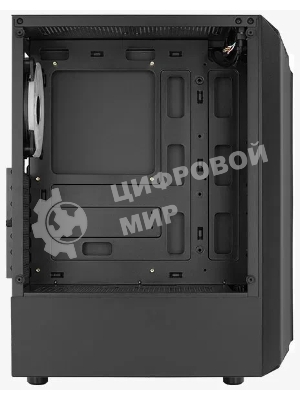Корпус ATX AeroCool Bionic-G-BK-v2 4710562758672 черный, без БП, 2*USB 3.0, USB 2.0, HD Audio