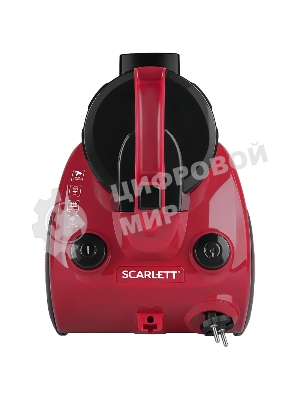 Пылесос Scarlett SC-VC80C11 красный/черный, 320/1500 Вт, уборка сухая, пылесборник контейнер 1.5 л