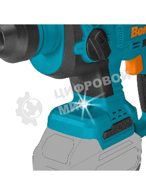 Перфоратор аккумуляторный Bort BHD-18Li-XDK, SDS-plus, 18 В, 1.7 Дж (без АКБ и ЗУ)