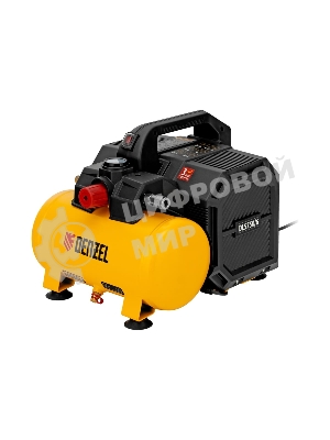 Компрессор Denzel DLS750/6 безмасляный малошумный 750 Вт, 140 л/мин,ресивер 6 л