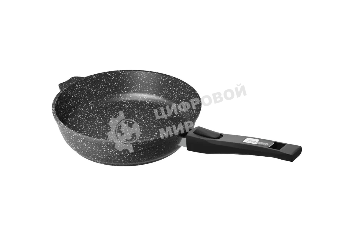 Сковорода Мечта 020802 Гранит black 20 см, съемная ручка