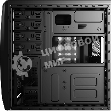 Компьютерный корпус Miditower Aerocool/Formula Cs-1102 черный ATX/micro ATX/mini ITX, USB 3.0 (без БП) 58133
