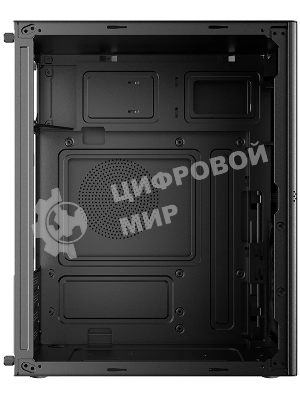 Компьютерный корпус CBR mATX Minitower V863, без БП, 1хUSB 3.0 Type C, 1хUSB 3.0, 1хUSB 2.0, HD Audio+Mic, черный PCC-MATX-V863-WPSU
