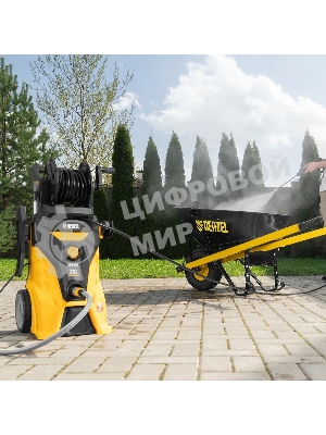 Мойка высокого давления Denzel R-210iD, 2600 Вт, 210 бар, 8,0 л/мин, асинх. двиг., бараб.