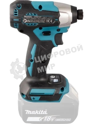 Дрель-шуруповерт Makita DTD157Z, 18 В, 0 Ач, 140 Нм, бесщеточный, ударный