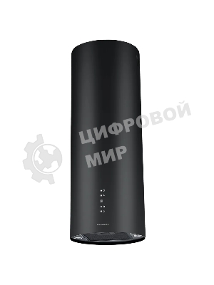 Вытяжка Kuppersberg, цилиндрическая, настенная, 35 см, электронное кнопочное управление, таймер, отвод/рециркуляция, 3 скорости, производительность 850 м3/ч, LED освещение, обратный клапан, уровень шума 68 дБ, угольный фильтр CF110 (опция), цвет черный