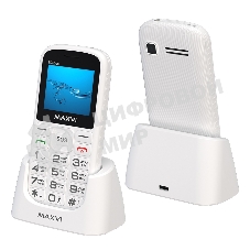 Мобильный телефон Maxvi B201ds белый