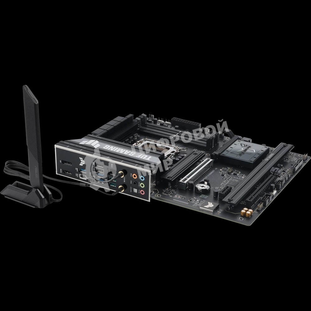 Материнская плата ASUS TUF GAMING B860-PLUS WIFI, LGA 1851, Intel B860, 4xDDR5, 4xSATA, 3xM.2, 1xPCIe 5.0 x16, 1xPCIe 4.0 x16, 1xDP, 1xHDMI, 1x 2.5Gb LAN, 1xUSB 20Gbps, 2xUSB 10Gbps, 3xUSB 5Gbps, 2xUSB 2.0, 5x3.5 мм, 7.1, ATX