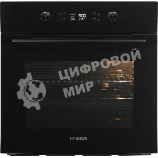 Духовой шкаф Электрический Hyundai HEO 6650 BG черный
